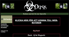 Desktop Screenshot of dusk.se
