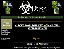 Tablet Screenshot of dusk.se